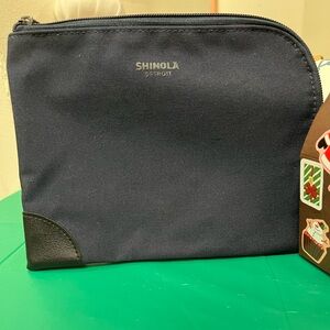 Shinola Detroit American Airlines Navy Amenity Bag
